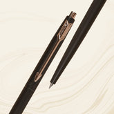 Parker Insignia Matte Black Gold Trim Ball Pen